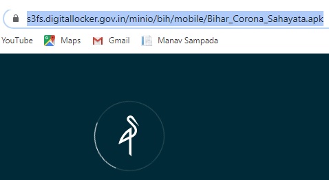 Bihar Corona Sahayata App apk download error