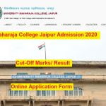 maharaja college jaipur admission 2020