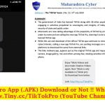 TikTokPro App Virus