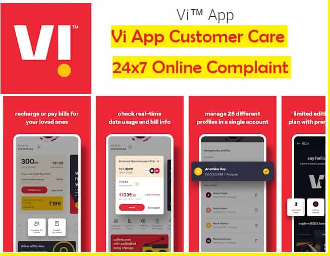 vi customer care number for complaint